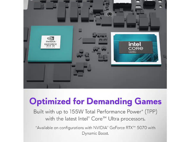 Alienware - 16X Aurora 16" 2.5K Gaming Laptop - Intel Core Ultra 9 275HX 2025 - 32GB Memory - NVIDIA GeForce RTX 5070 - 2TB Storage - Interstellar Indigo - image 7