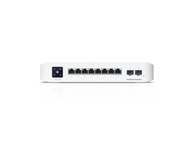 Ubiquiti Pro 8 PoE, 8-port Layer 3 PoE Switch ((USW-Pro-8-PoE) (120W))
