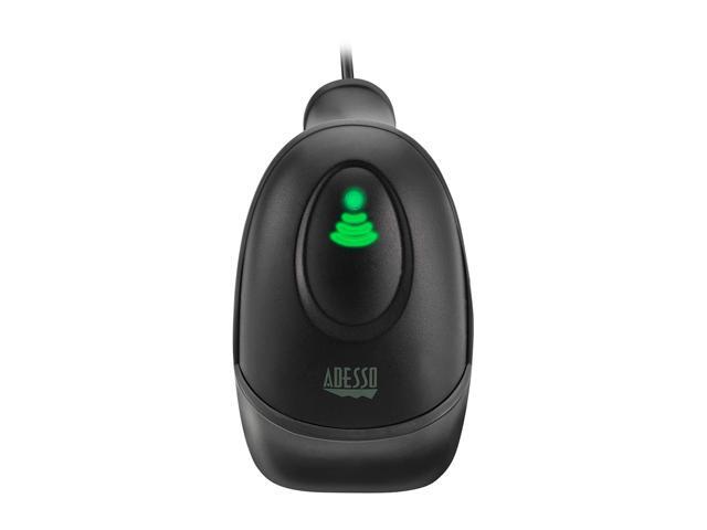 Adesso NuScan 2500TU Heavy Duty Long Range Handheld 1D/2D Barcode Scanner, USB, Spill Resistant, Antimicrobial, Drop Protection - NUSCAN2500TU