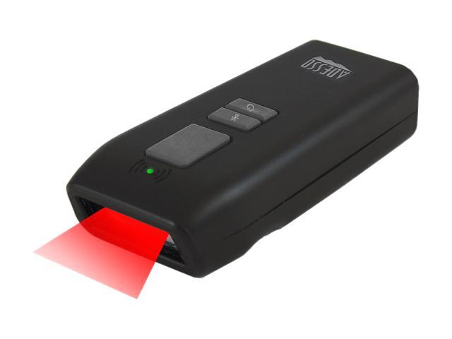 Adesso NuScan 3500CB Portable Pocket Size Bluetooth Long Range CCD Barcode Scanner w/ Detachable Magnetic Cable, IP66 Waterproof, Antimicrobial,...