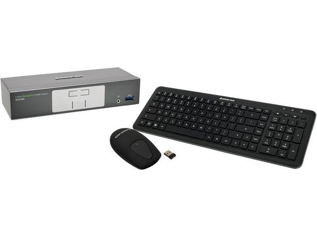 IOGEAR GCS1902-KM Av & Digital Home Solutions 2-Port 4K Uhd Displayport Kvmp Switch With Kb/Mouse