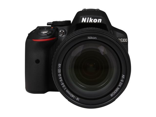 Nikon D5300 13303 Black Digital SLR Camera with 18-140mm Lens