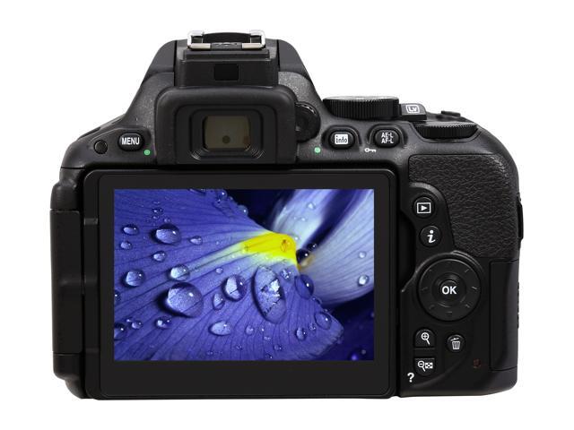 Nikon D5500 1546 Black Digital SLR Camera with 18-55mm VR II Lens
