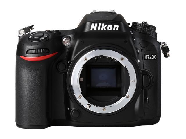Nikon D7200 1554 Black Digital SLR Camera - Body Only
