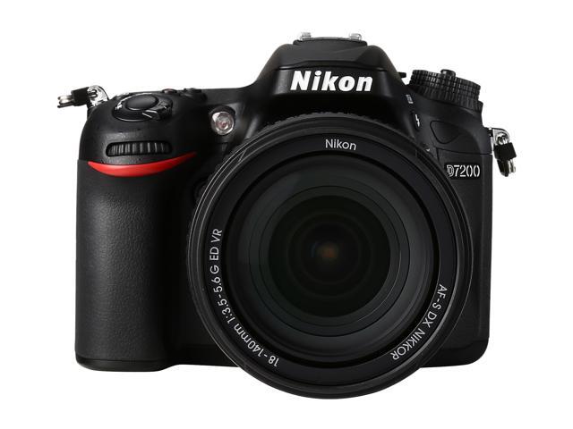 Nikon D7200 1555 Black 24.2 MP Digital SLR Camera with 18-140mm VR Lens