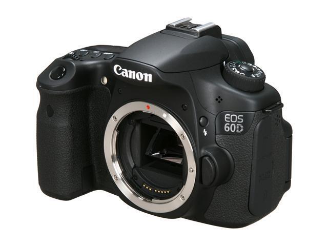 Canon EOS 60D 4460B003 Black Digital SLR Camera - Body Only