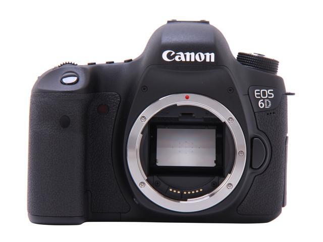 Canon EOS 6D (8035B002) Digital SLR Cameras Black Digital SLR Camera - Body Only