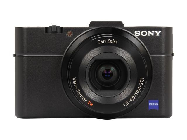 SONY Cyber-shot RX100 II Black 20.2MP 28mm Wide Angle Digital Camera