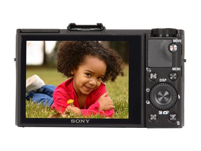 SONY Cyber-shot RX100 II Black 20.2MP 28mm Wide Angle Digital Camera