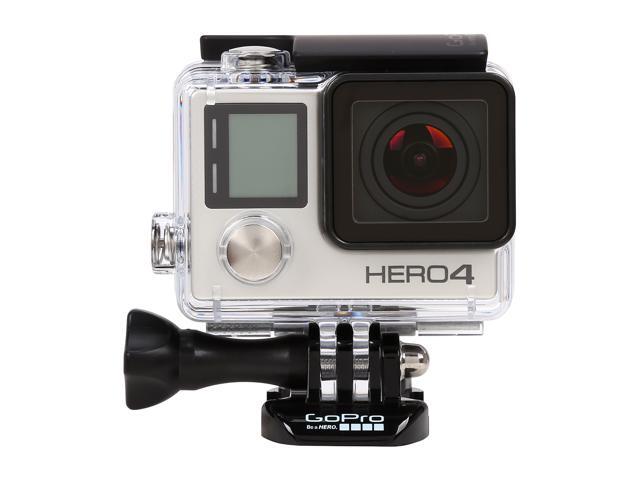 GoPro HERO4 CHDHY-401 Silver 12 MP Action Camera