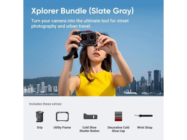 Insta360 - Ace Pro2 Xplorer Bundle Octa Edition - Dual Battery - Dark Gray - image 3