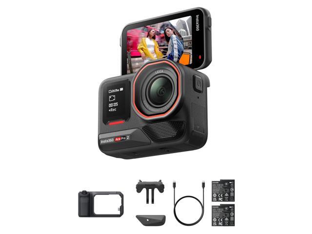 Insta360 Ace Pro 2, 8K AI-Powered Action Camera, Xplorer Pro Bundle w/ Dual Battery, Midnight Black
