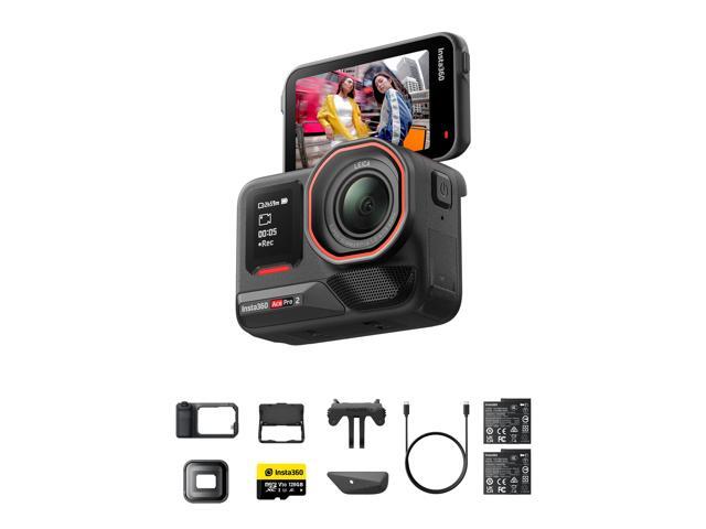 Insta360 Ace Pro 2, 8K AI-Powered Action Camera, Videography Bundle Limited Edition w/ Dual Battery, Midnight Black