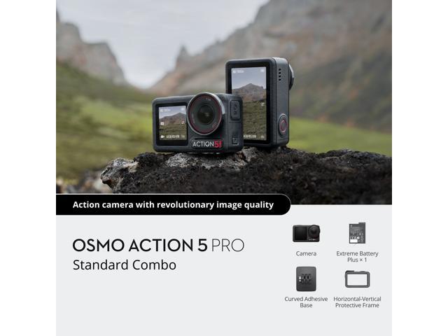 DJI - Osmo Action 5 Pro 4K Action Camera Standard Bundle - Black - image 4