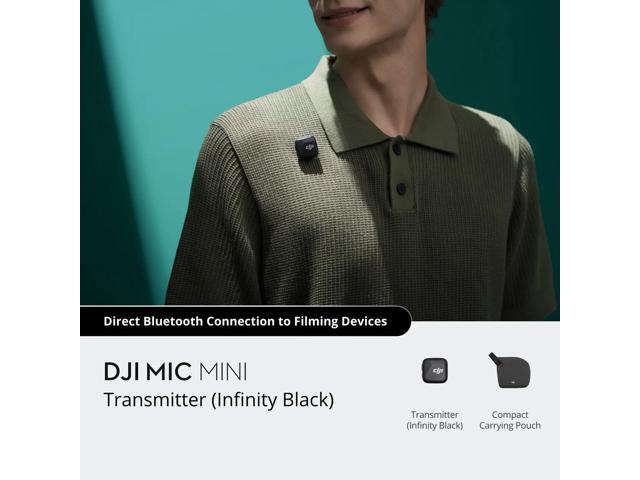 DJI Mic Mini Transmitter, Infinity Black