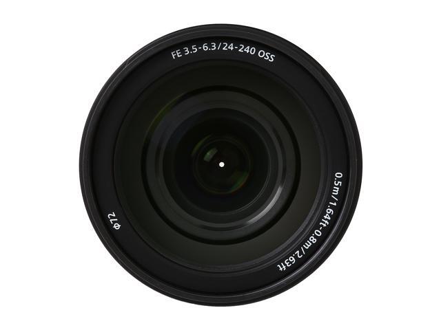 Sony - FE 24-240mm f/3.5-6.3 OSS Full-Frame Telephoto Zoom Lens for E-Mount Cameras - Black - image 3