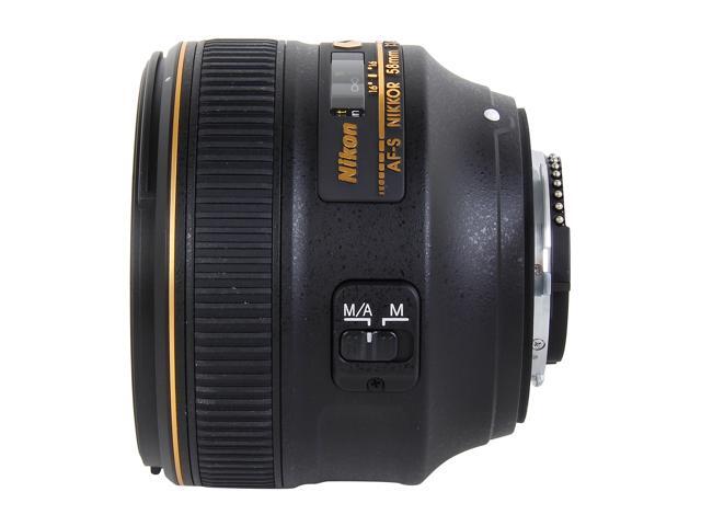 Nikon 2210 AF-S NIKKOR 58mm f/1.4G Lens Black