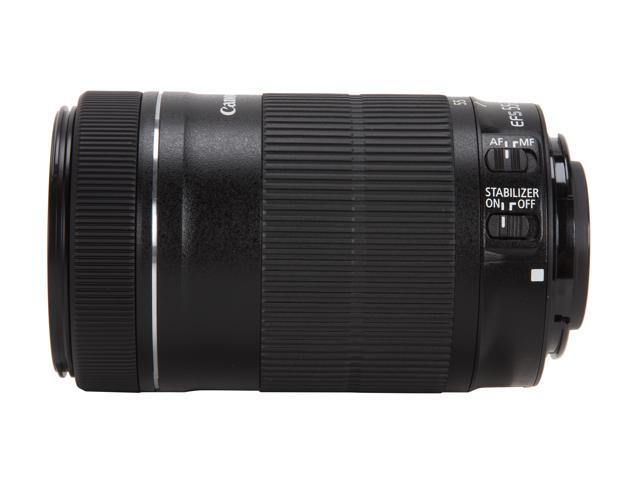 Canon - EF-S55-250mm F4-5.6 IS STM Telephoto Zoom Lens for EOS DSLR Cameras - Black - image 6