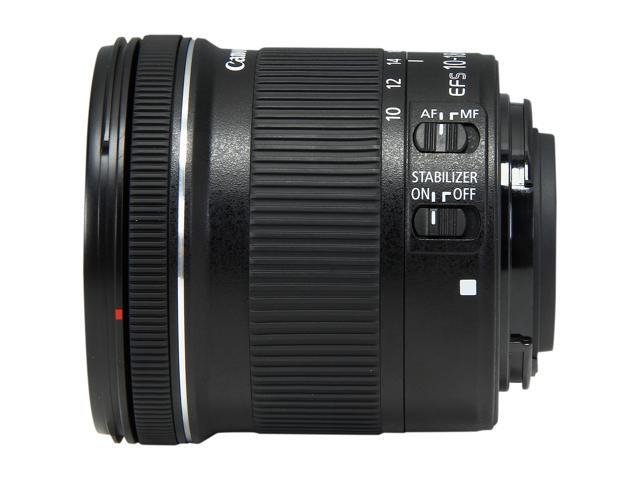 Canon - EF-S10-18mm F4.5-5.6 IS STM Ultra-Wide Zoom Lens for EOS DSLR Cameras - Black - image 4