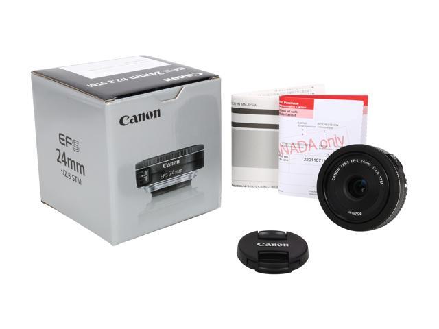 Canon - EF-S24mm F2.8 STM Standard Prime Lens for EOS DSLR Cameras - Black - image 8