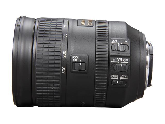 Nikon 2191 SLR Lenses AF-S NIKKOR 28-300mm f/3.5-5.6G ED VR Lens Black