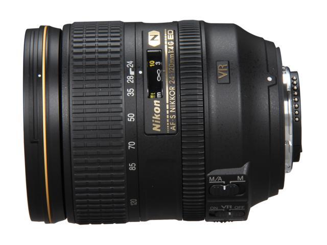 Nikon 2193 SLR Lenses AF-S NIKKOR 24-120mm f/4G ED VR Lens Black