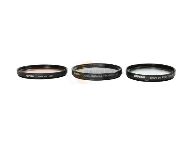 TIFFEN 62TPK1 62mm Filter Kit - UV, 812 Color Warming Filter, Circular Polarizer