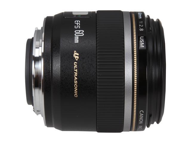 Canon 0284B002 SLR Lenses EF-S 60mm f/2.8 Macro USM Lens Black