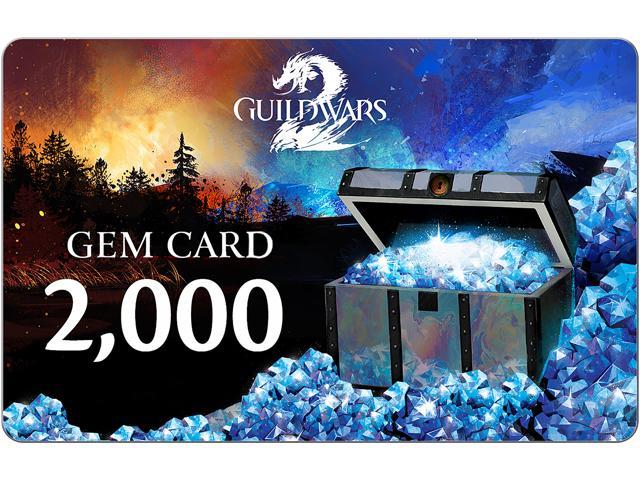 Photos - Game NCSOFT Guild Wars 2 Gem Card 2000 Gems  NC0002[Online Game Code]