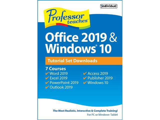 Photos - Software Individual  Professor Teaches Office  & Windows 10 PVM-O19W 2019
