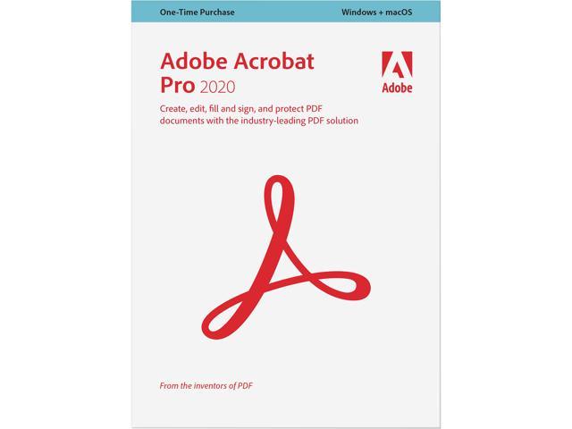 Photos - Software Adobe Acrobat Pro  for Windows & Mac 65311590  2020