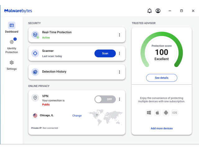 Malwarebytes - Premium + Privacy VPN Bundle 2-Devices - Windows, Mac OS, Android, Apple iOS, Apple iPadOS [Digital] - image 3