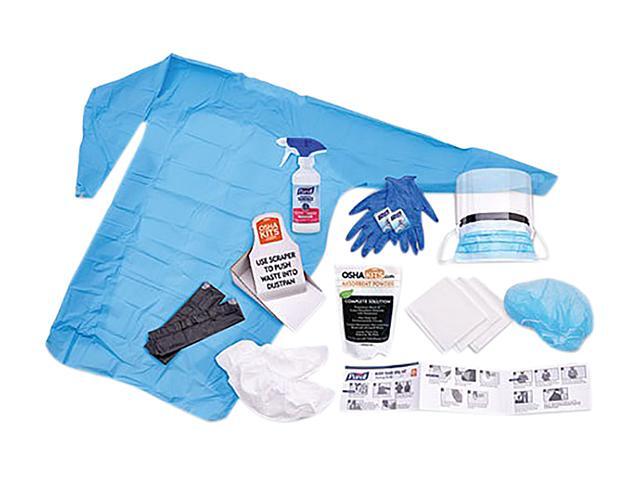 PURELL Body Fluid Spill Kit in Clam Shell Carrier, 2 Spill Kit Uses per Clamshell (Pack of 1)- 3841-08-CLMS (GOJ384101CLMS)