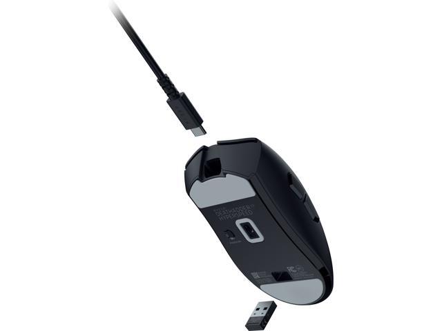 Razer - DeathAdder V3 HyperSpeed Lightweight Bluetooth Optical Gaming Mouse for PC with 100 Hour Battery - Wireless - Black - image 5