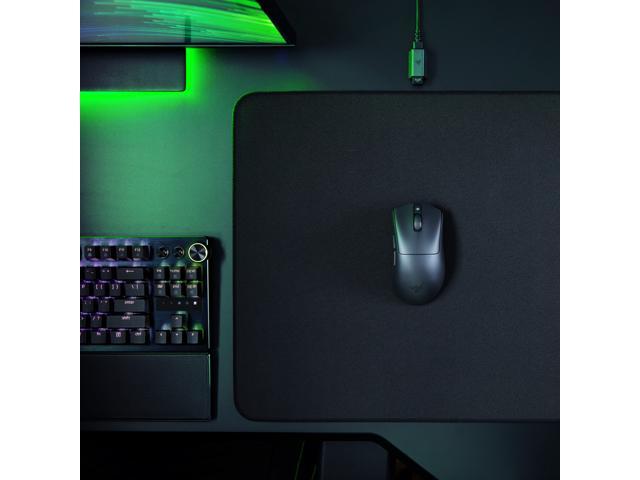 Razer - DeathAdder V3 HyperSpeed Lightweight Bluetooth Optical Gaming Mouse for PC with 100 Hour Battery - Wireless - Black - image 12