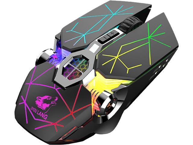 E-sport X13 Wireless Charging Gaming Mouse Silent Luminous Mechanical Mouse
