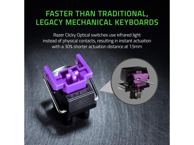 Razer - Huntsman Mini 60% Wired Optical Clicky Switch Gaming Keyboard with Chroma RGB Backlighting - Black - image 6