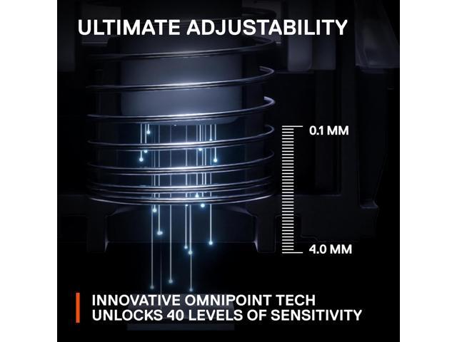 SteelSeries - Apex Pro TKL V2 Wireless Mechanical OmniPoint Adjustable HyperMagnetic Gaming Keyboard with Rapid Tap - Black - image 6