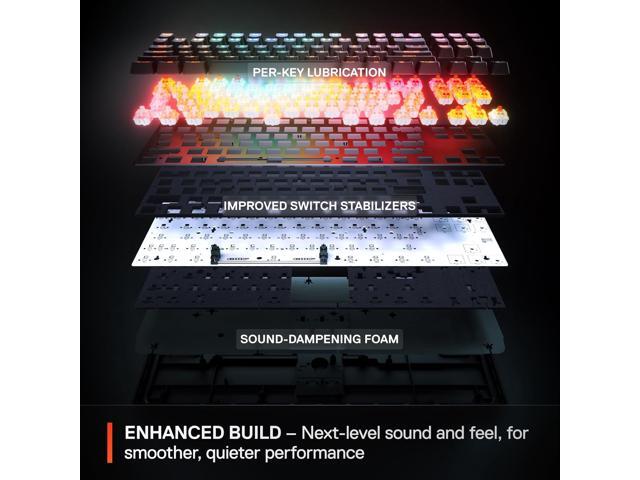 SteelSeries - Apex Pro TKL Gen 3 Wired Mechanical OmniPoint Adjustable HyperMagnetic Gaming Keyboard with Rapid Tap - White - image 4