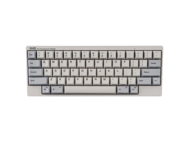 Happy Hacking Keyboard Professional Classic (Wired, USB-C, Mac, Windows, White, Printed) with 2 Year Advance Exchange Warranty CG01000-296201