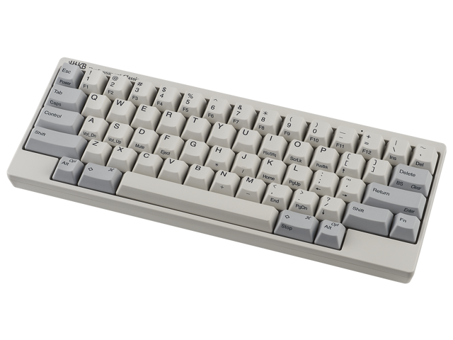 Happy Hacking Keyboard Professional Classic (Wired, USB-C, Mac, Windows, White, Printed) with 2 Year Advance Exchange Warranty CG01000-296201