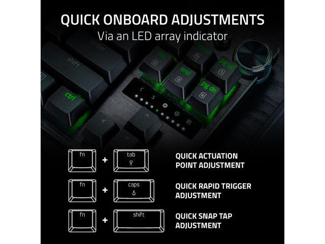 Razer - Huntsman V3 Pro TKL Wired Analog Optical Linear Switch Gaming Keyboard with Snap Tap - Black - image 11