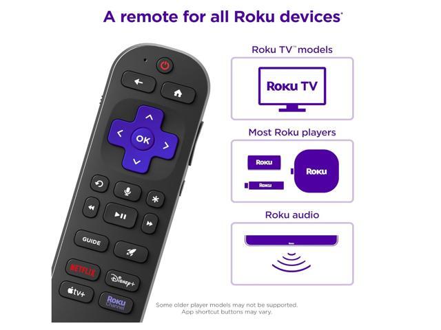 Roku - Voice Remote Pro (2nd Edition) | Rechargeable Replacement Voice Remote, Backlit Buttons & Hands-Free Voice Controls - Black - image 4