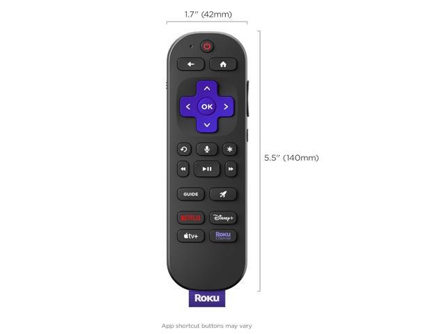 Roku - Voice Remote Pro (2nd Edition) | Rechargeable Replacement Voice Remote, Backlit Buttons & Hands-Free Voice Controls - Black - image 5