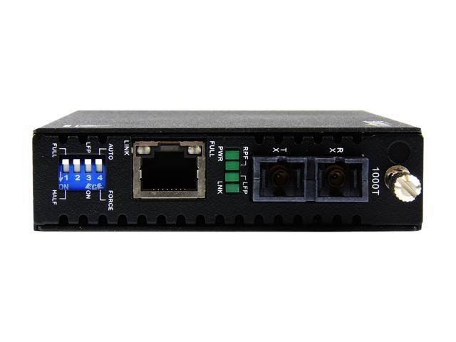 StarTech. com Gigabit Ethernet Multi Mode Fiber Media Converter SC 550m - 1000 Mbps