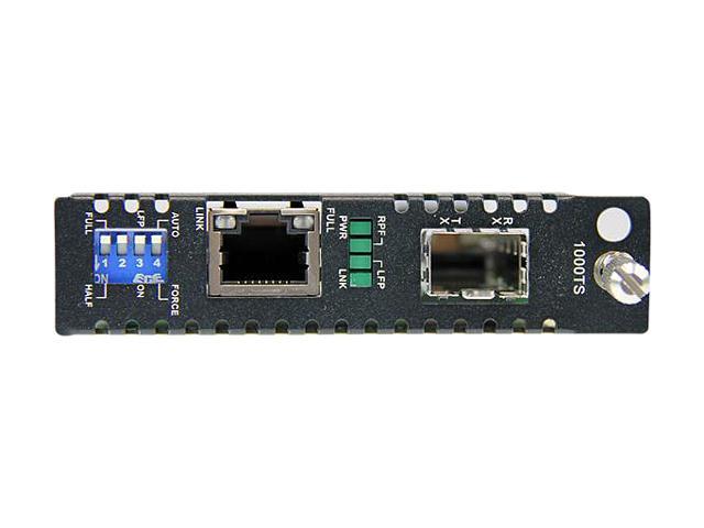StarTech. com ET91000SFP2C Gigabit Ethernet Fiber Media Converter Card Module with Open SFP Slot