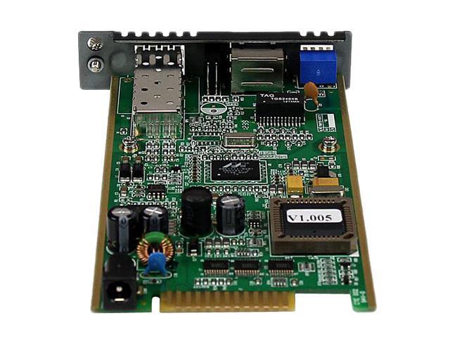StarTech. com ET91000SFP2C Gigabit Ethernet Fiber Media Converter Card Module with Open SFP Slot