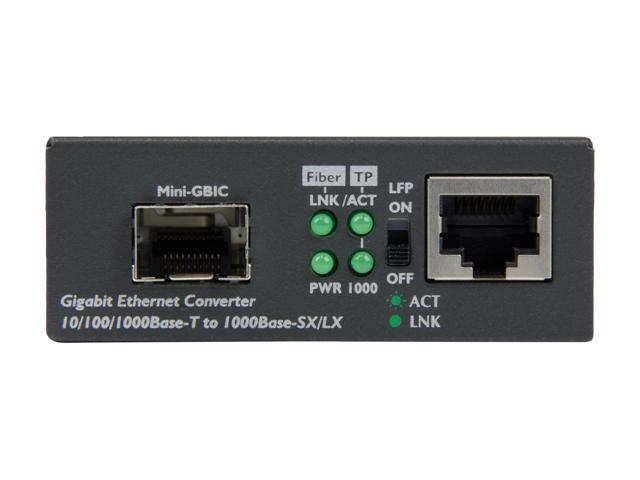 StarTech. com Gigabit Ethernet Fiber Media Converter with Open SFP Slot - Supports 10/100/1000 Networks