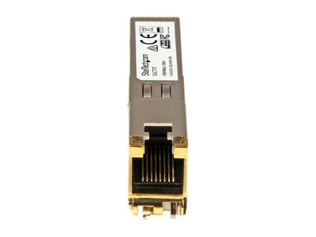 StarTech. com Cisco GLC-T Compatible SFP Module, 1000BASE-T RJ45 Copper, 10 Pack