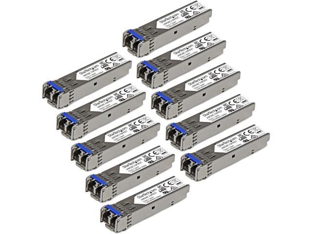StarTech. com 10 Pack HPE J4859C Compatible SFP Module 1000BASE-LX - 1GbE Gigabit Ethernet Single Mode/Multi Mode Fiber Transceiver - 10km